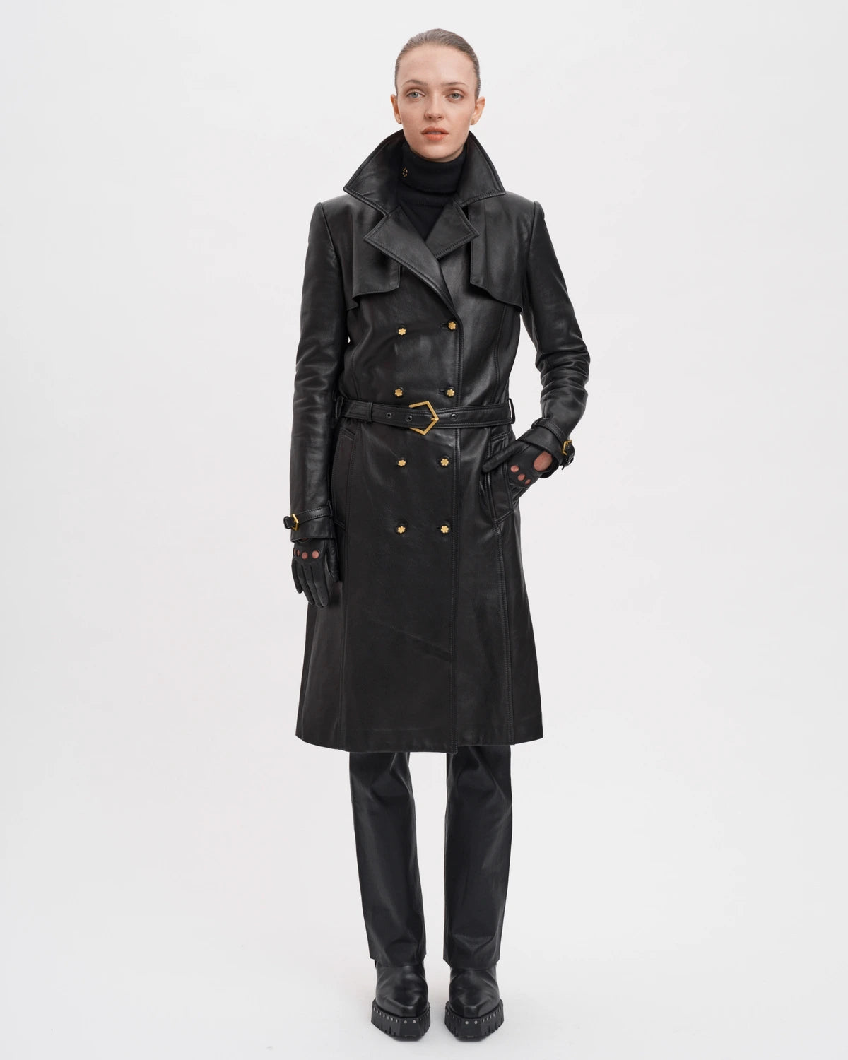 Anna Trench Coat from RHANDERS crafted from natural material in our atelier in Denmark.