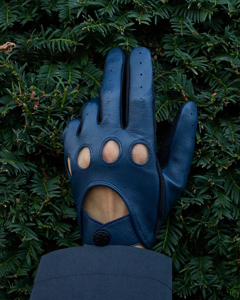 “Frederik” one-size kørehandsker til mænd med paneler af lycra for elasticitet, RHANDERS.