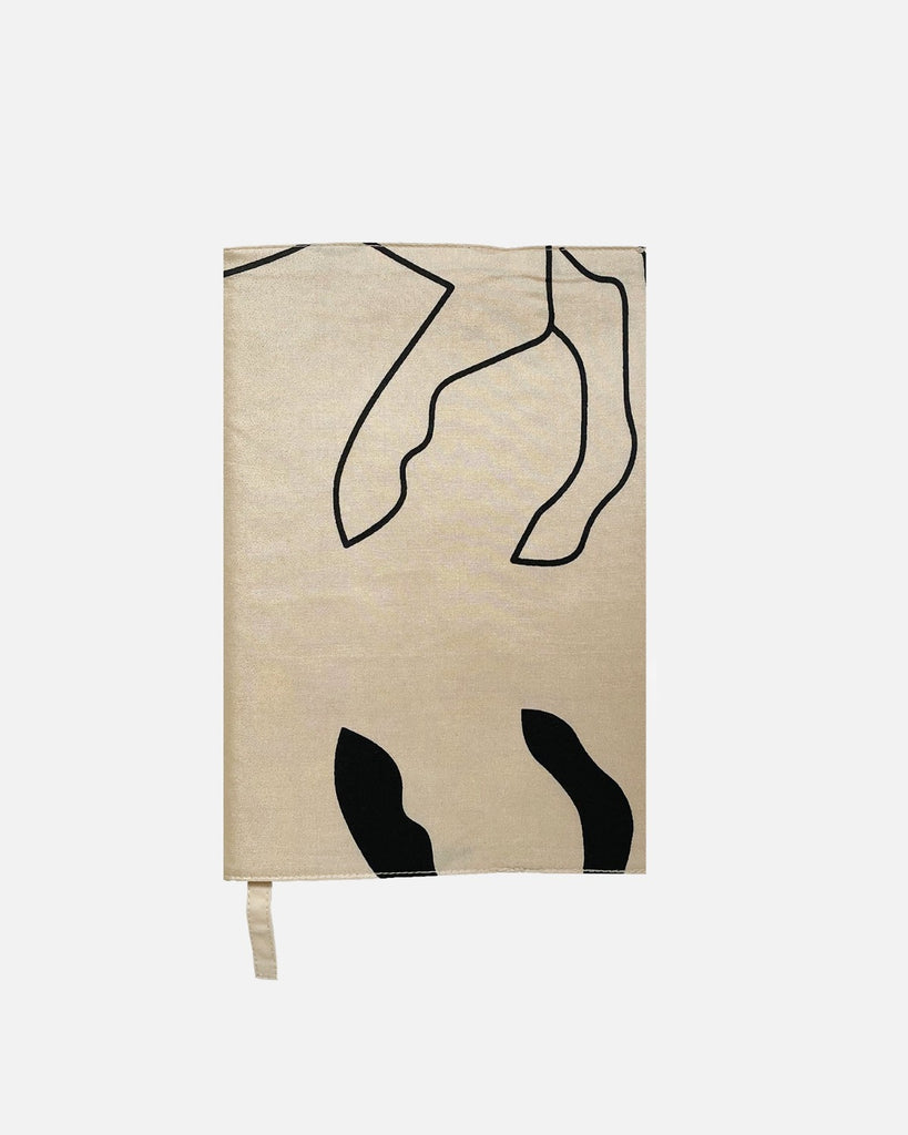 Smukt og silkeblødt omslag til din notesbog. Upcycled af overskudsmaterialer fra vores Cheval tørklæde.