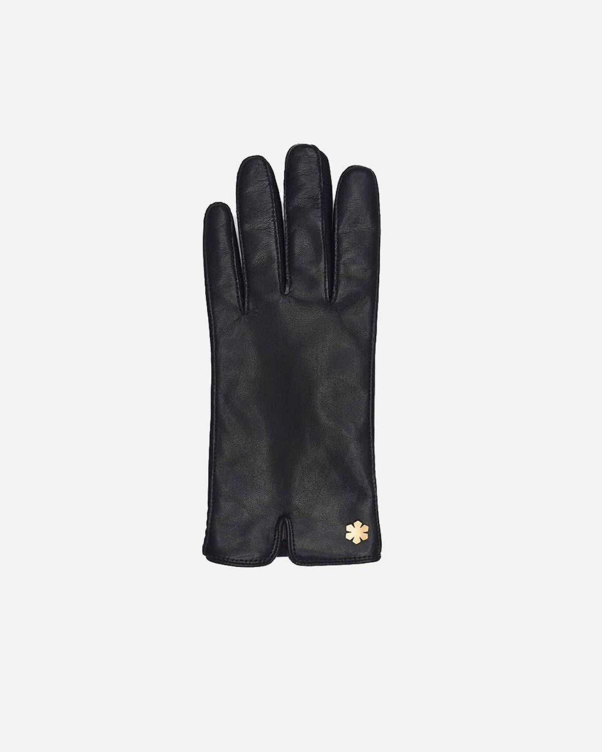 Meet our “Victoria One-size” glove from RHANDERS crafted from lamb leather and adorned with a 14 karat gold-plated Kalmus flower.