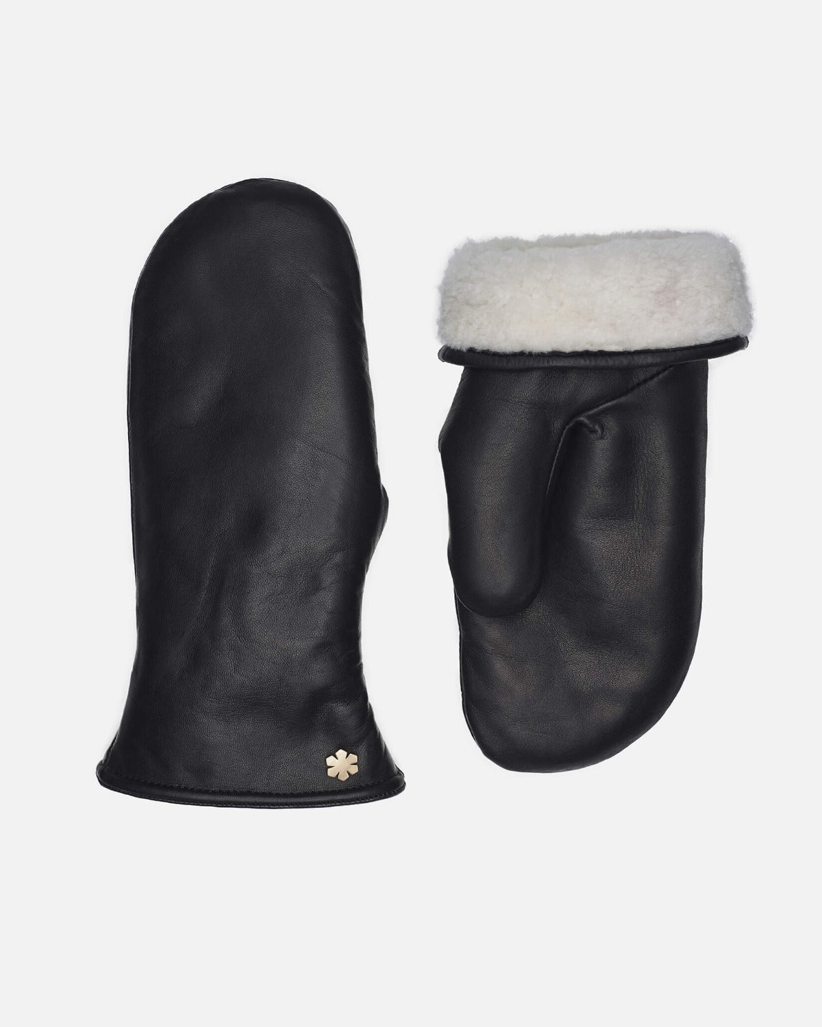 RHANDERS Helena Mittens in black.