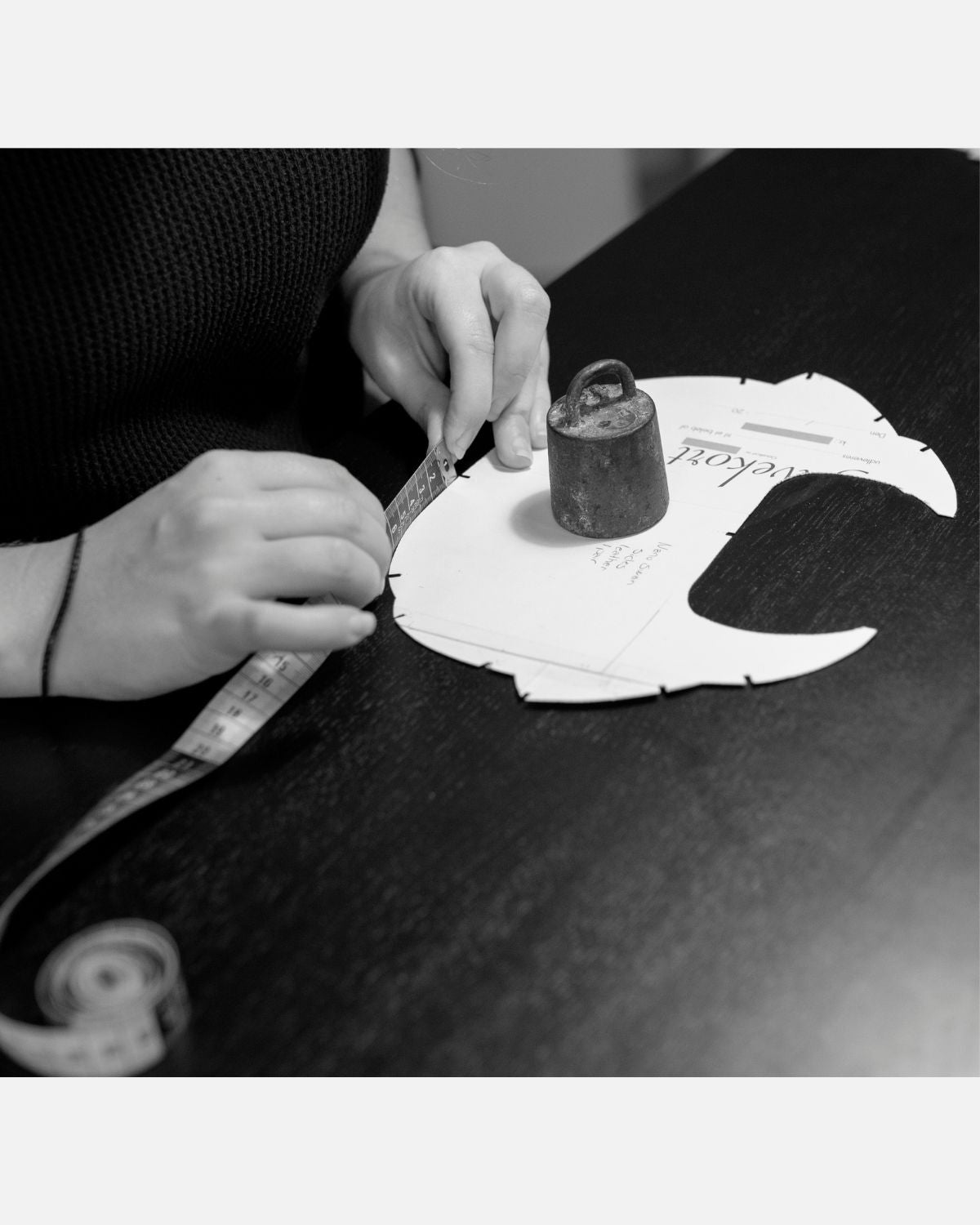 Made with the same craftsmanship principles and methods as glove making. Only featuring soft, round edges and movements that trail the material’s natural path.