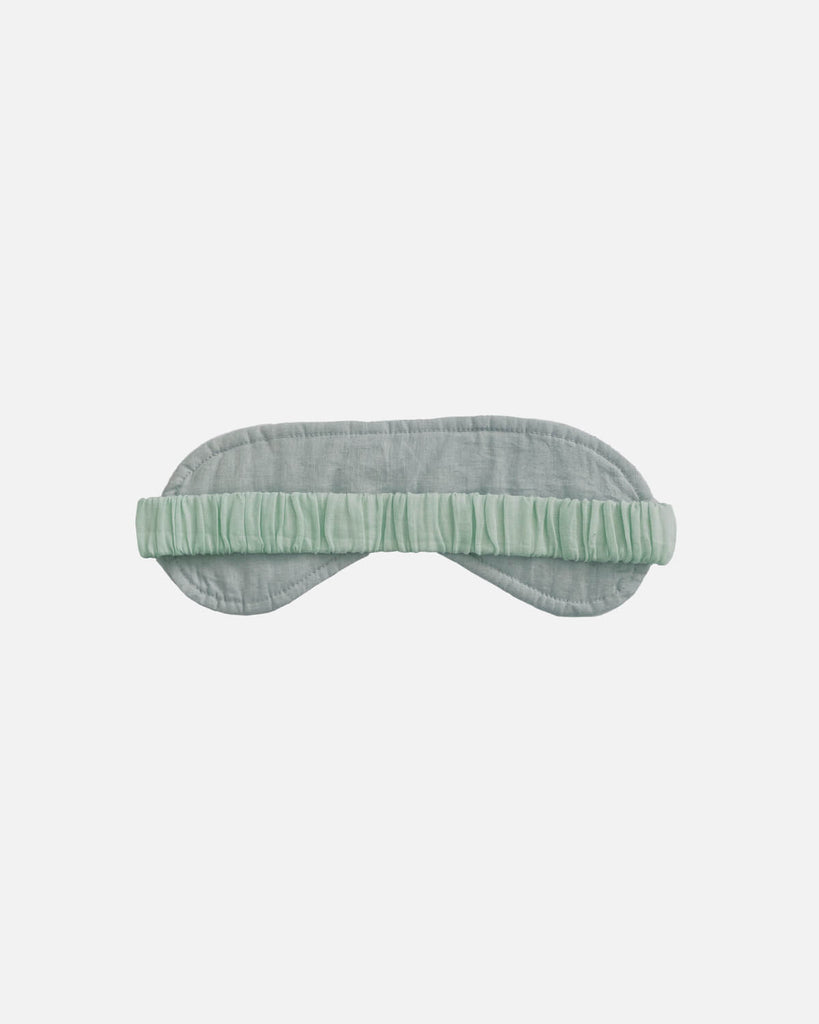 Soft and comfortable sleeping mask made 100% organic cotton. Upcycled from leftover material from our Botanical Kalmus Scarf.