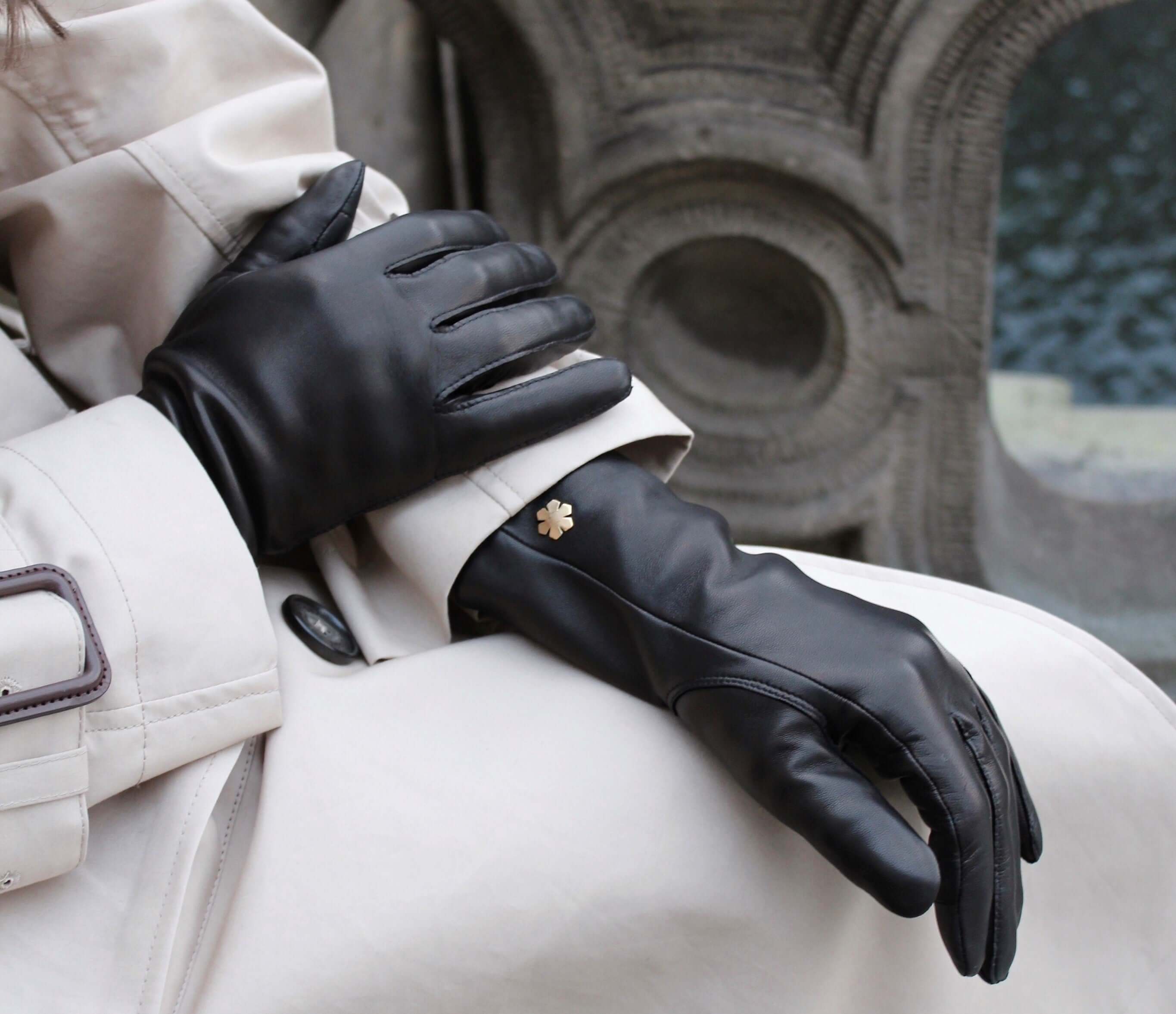 Ladies leather gloves near me online