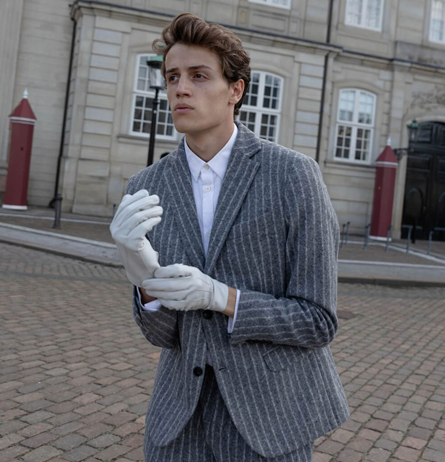 mens grey dress gloves Leather Unlined Dress Gloves in Grey Budd Shirtmakers Ltd