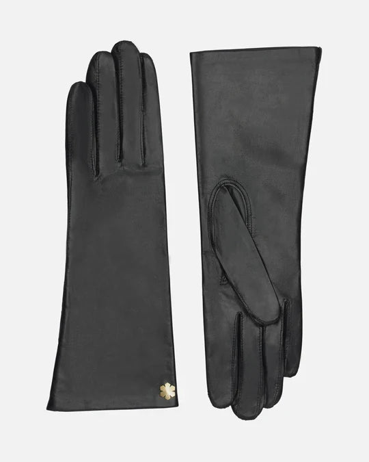 RHANDERS 4" warm and elegant gloves lined with soft Icelandic curled lamb made in Denmark