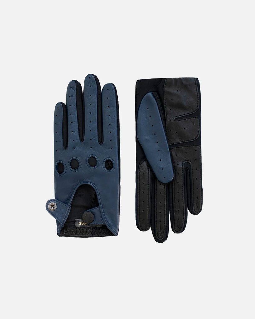 Uforet one-size dame kørehandsker i mørkeblå fra RHANDERS, Randers Handsker.