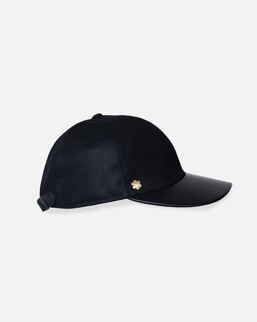 Handcrafted leather baseball cap for men, RHANDERS.
