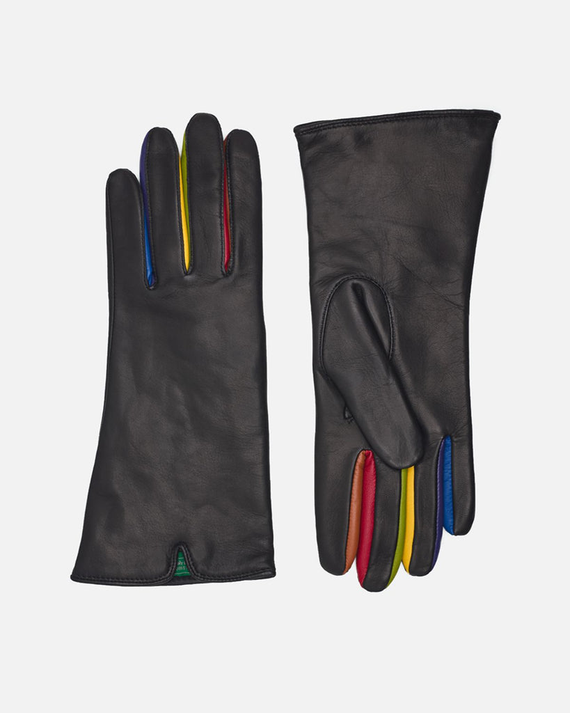 Farvestålende læder handsker til kvinder fre RHANDERS - Randers Handsker.