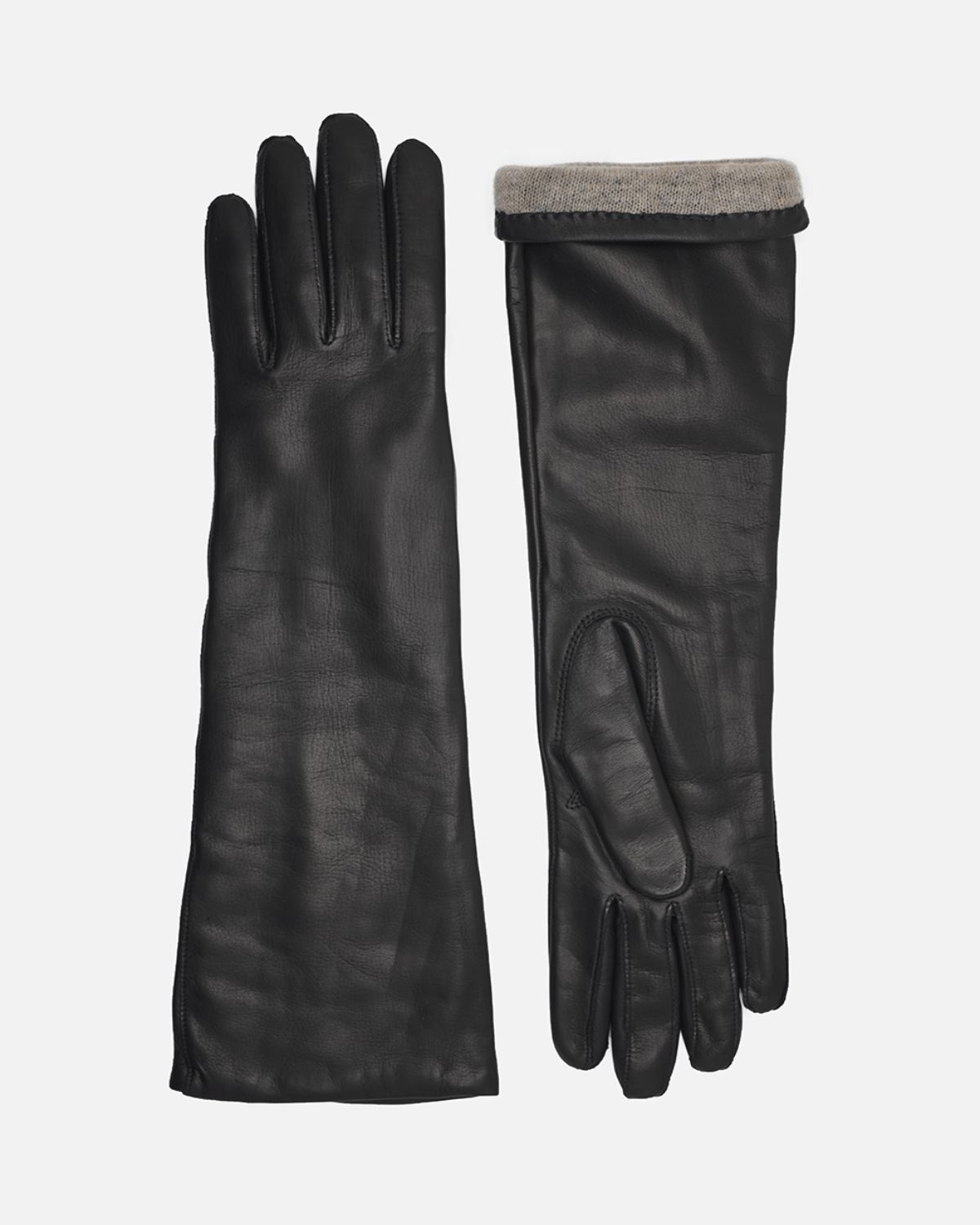 Women's Long Leather Gloves | Lange skindhandsker, Dame