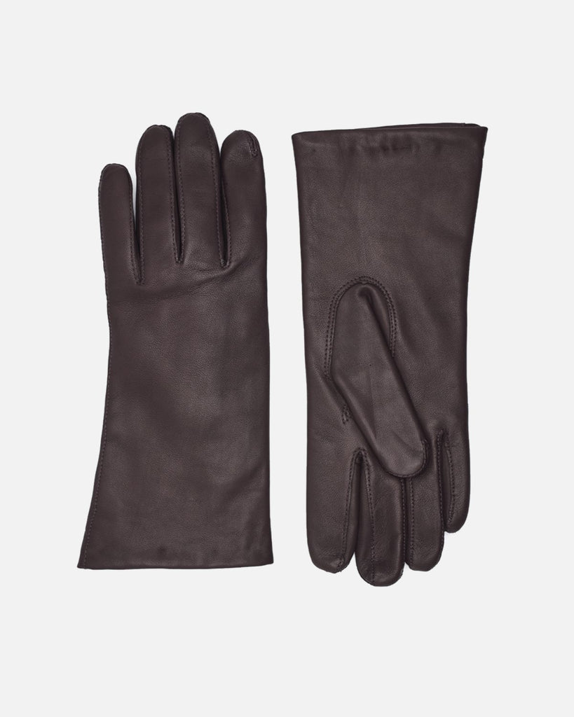 Warm and stylish women's gloves. Made from lamb leather with cashmere lining.