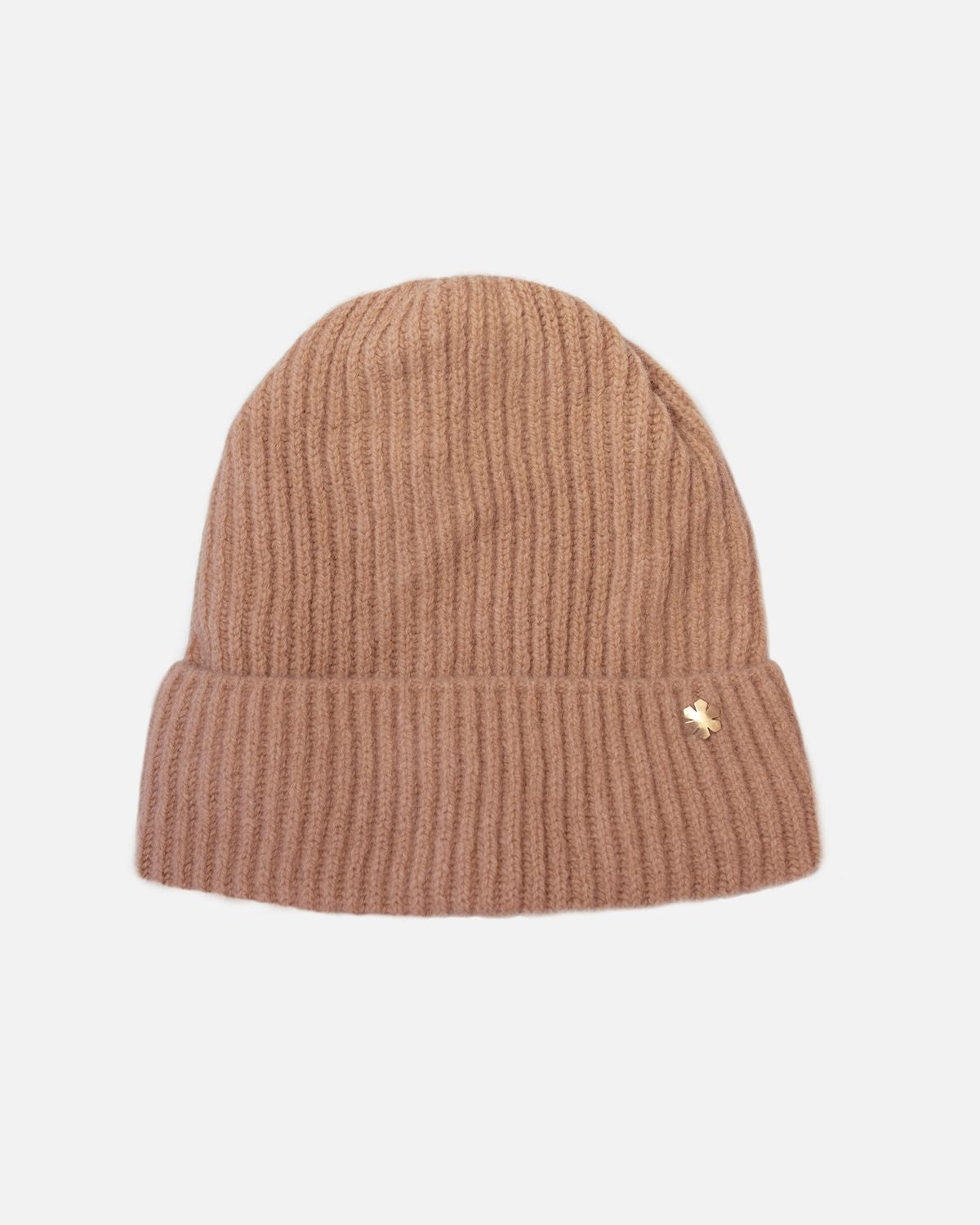 Classic male beanie in wool and camel from RHANDERS.