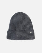 Classic male beanie in wool and light grey, RHANDERS.