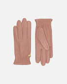 Timeless elegance, women's gloves from RHANDERS in rose, with silk lining and touch.