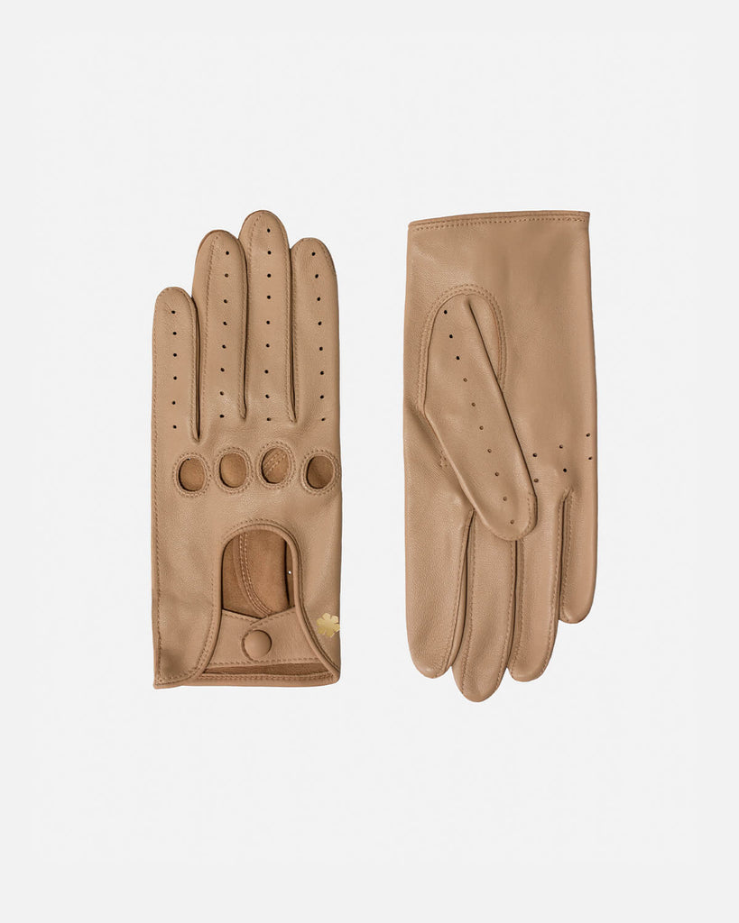 Diana women's gloves in camel, unlined from the exclusive brand RHANDERS.