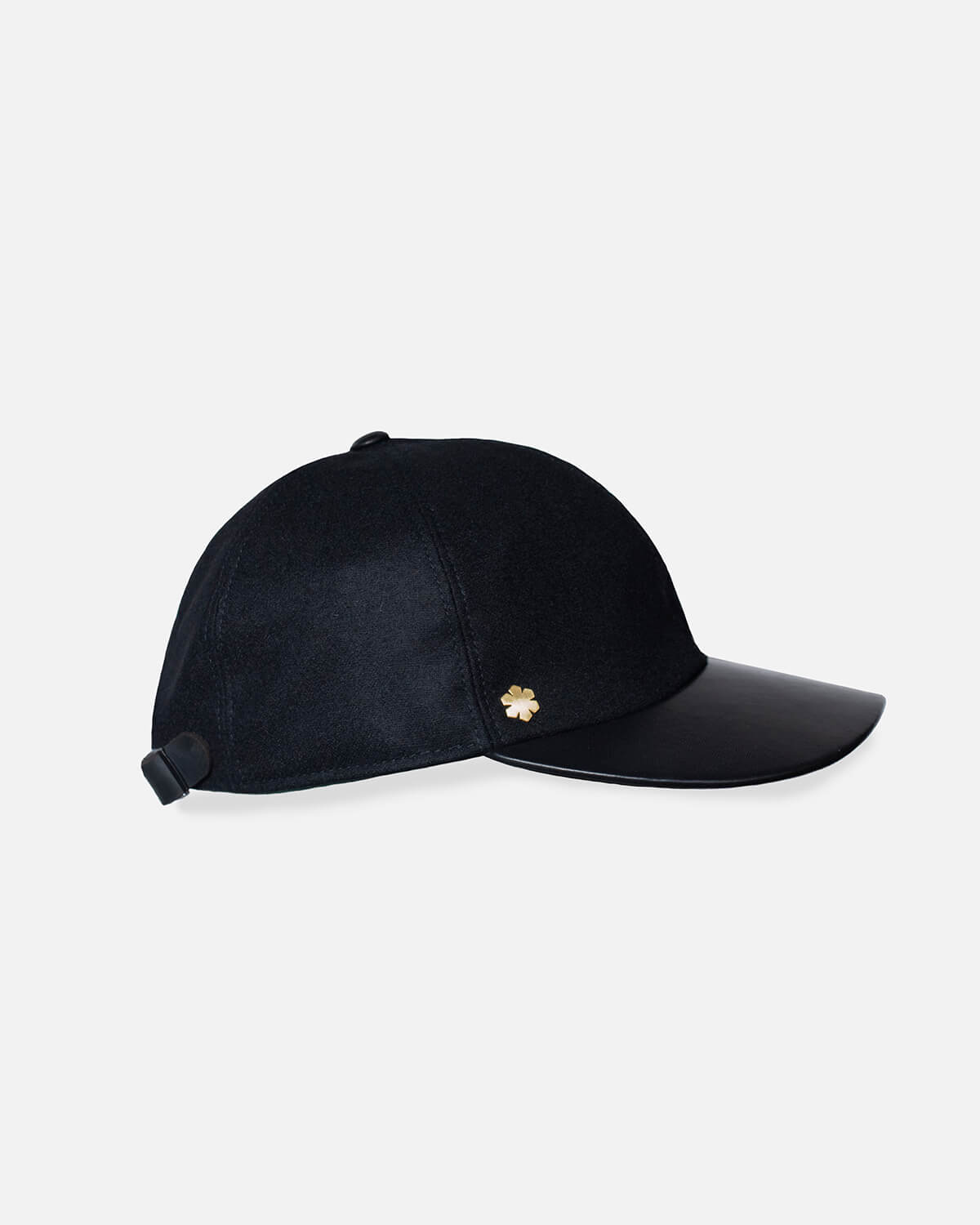 Håndlavet baseball cap i sort fra RHANDERS.