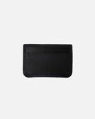 Handcrafted leather card holder in black from RHANDERS.