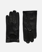 Exclusive men's driving gloves "Magnus" in peccary, RHANDERS. 