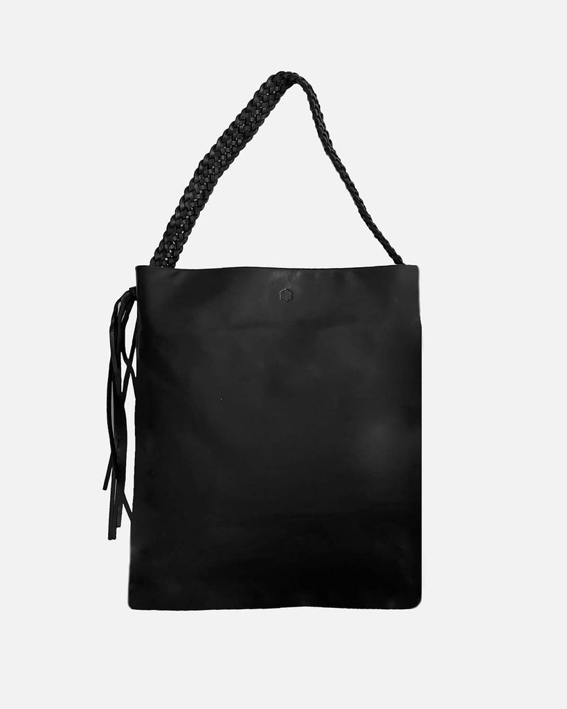 Black women's bag in the finest and most exquisite cow leather, offering a butter-soft touch with an astonishing world-class strength. 