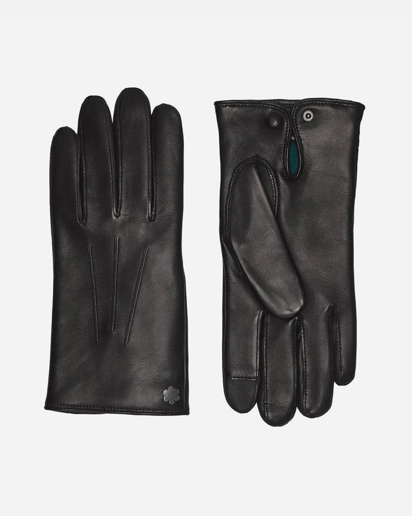 Timeless men's glove in the most exquisite lamb leather and warm wool lining.