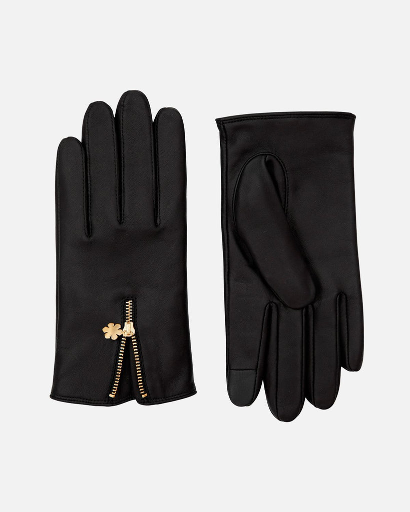 Classic beauties in black leather, wool lining and touch from RHANDERS.