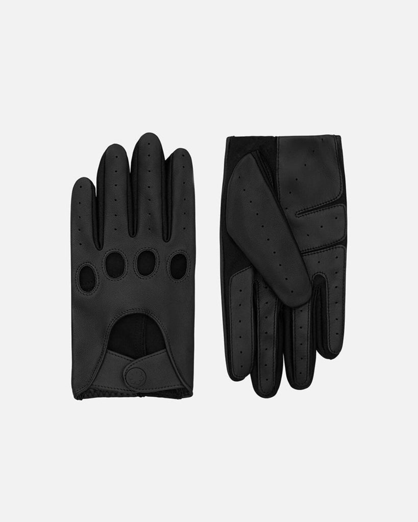 One-size kørehandsker i sort til mænd fra RHANDERS, Randers Handsker.