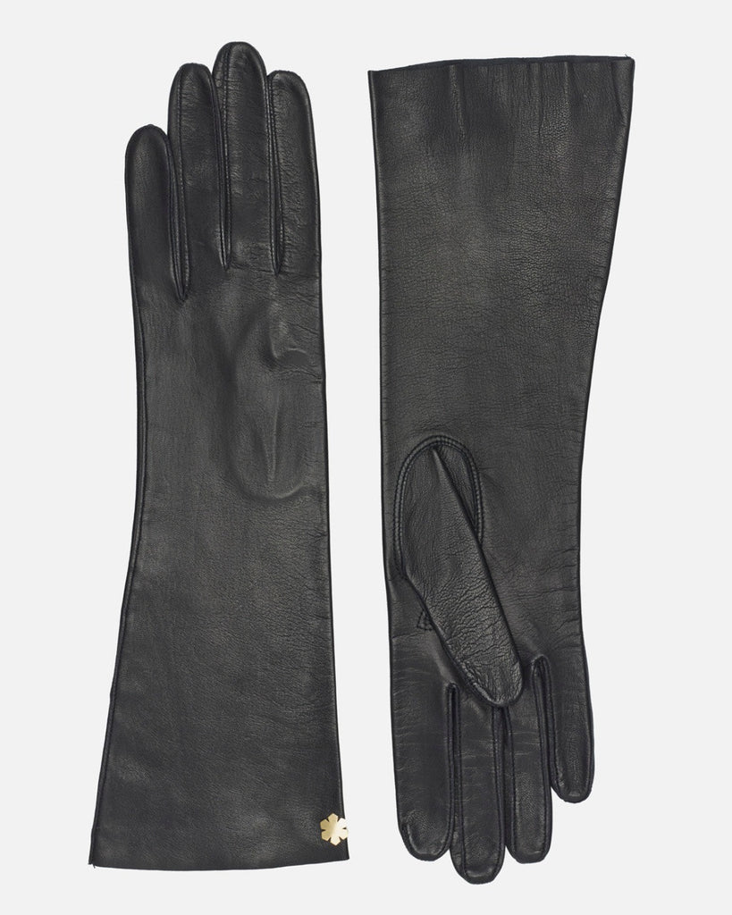 Female leather gloves "Sophia 6" with silk lining from RHANDERS.